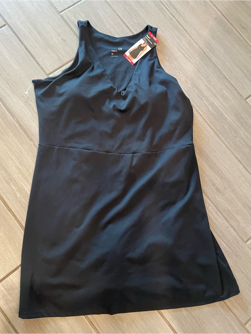 GAP Black GapFit Active Tank Dress